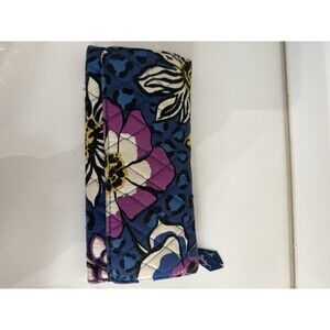 Vera Bradley Trifold  Wallet African Violet retired pattern
